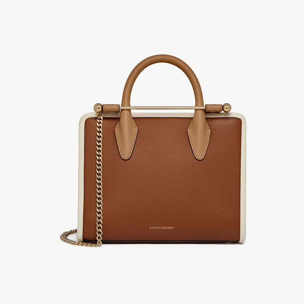 Mini Tote — Caramel, Sand & Chestnut