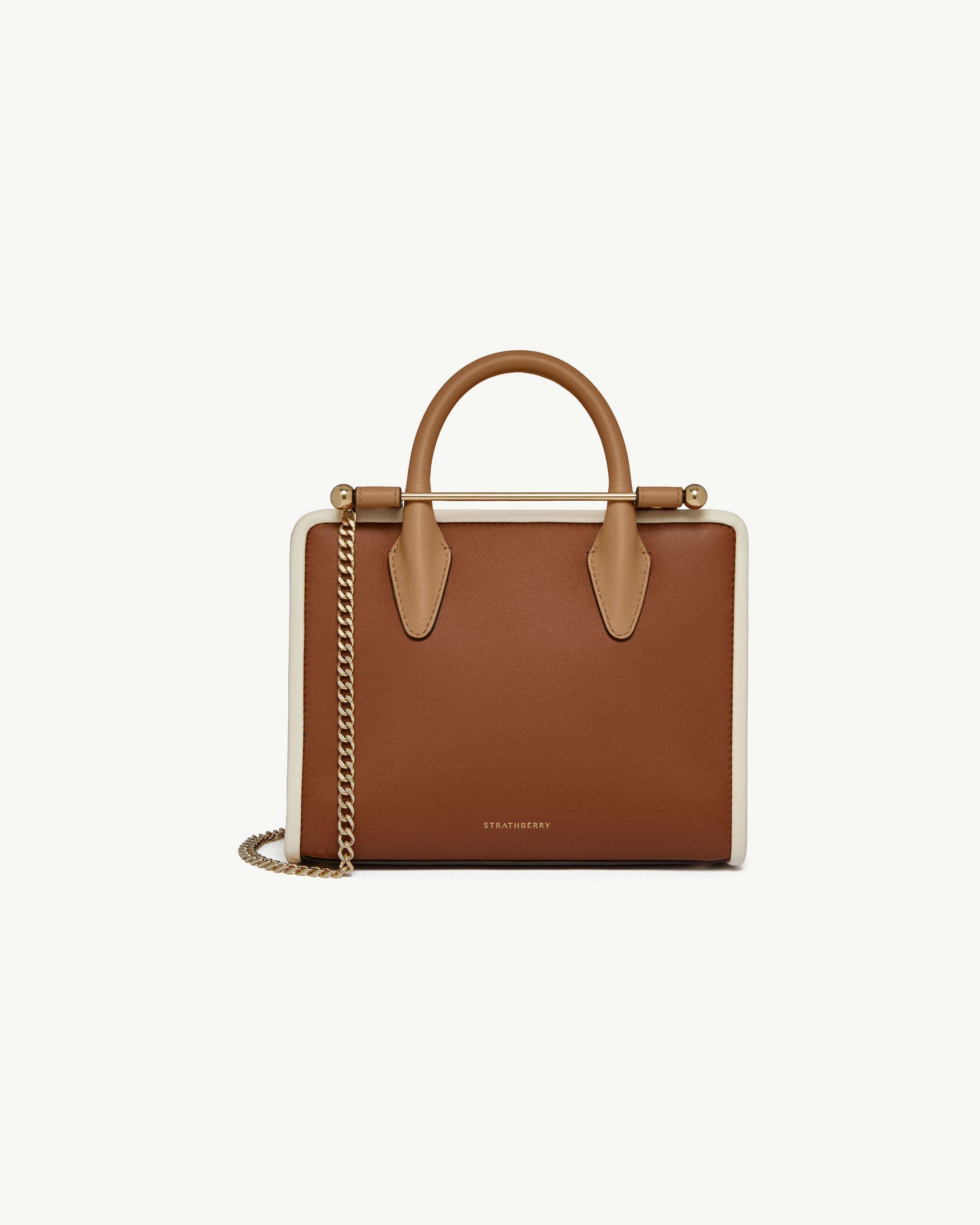 Mini Tote — Caramel, Sand & Chestnut
