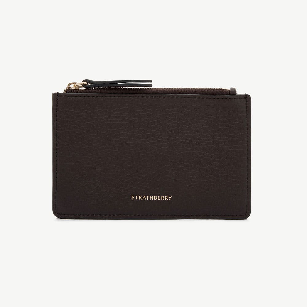 Charlotte Purse in Espresso — Handcrafted Leather Organiser