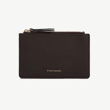 Charlotte Purse in Espresso — Handcrafted Leather Organiser