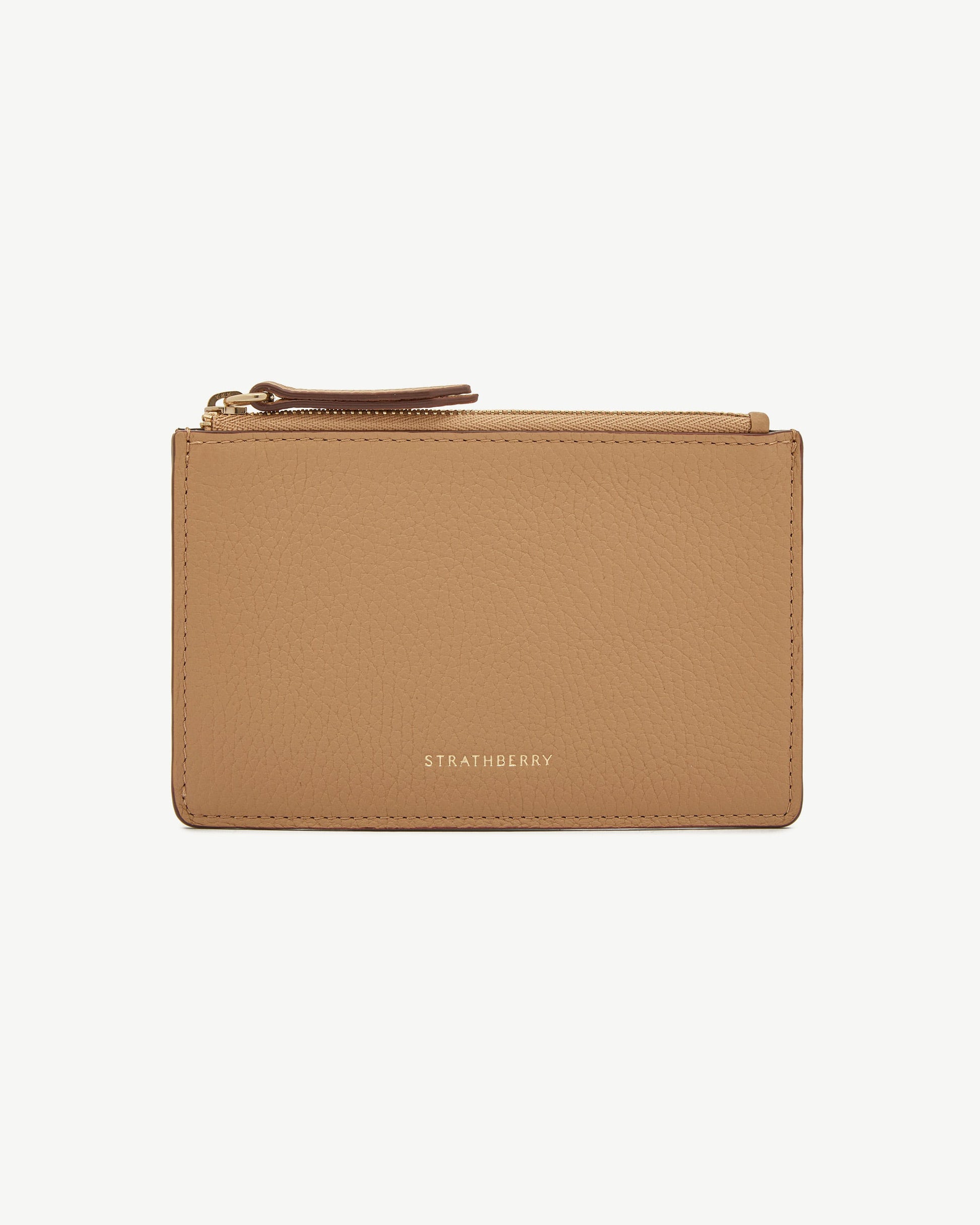 Charlotte Purse in Caramel — Handcrafted Leather Organiser
