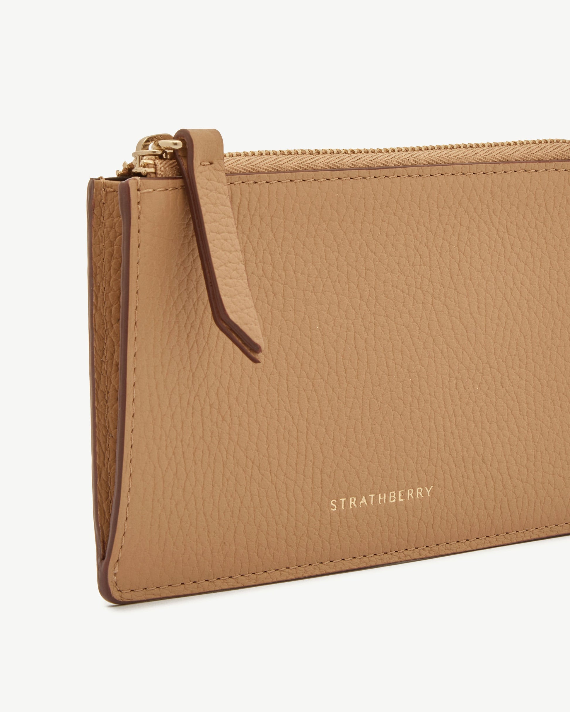 Charlotte Purse in Caramel — Handcrafted Leather Organiser