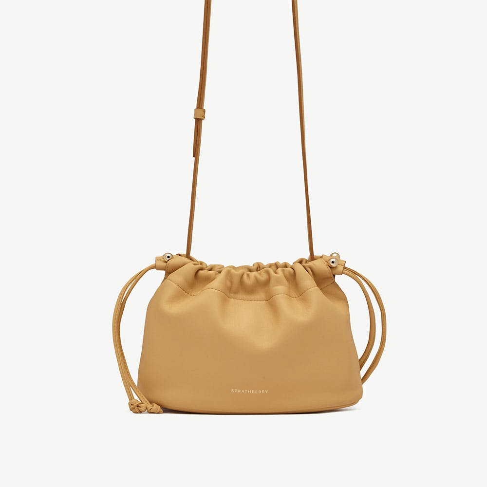 Charlotte Drawstring Bag in Brûlée