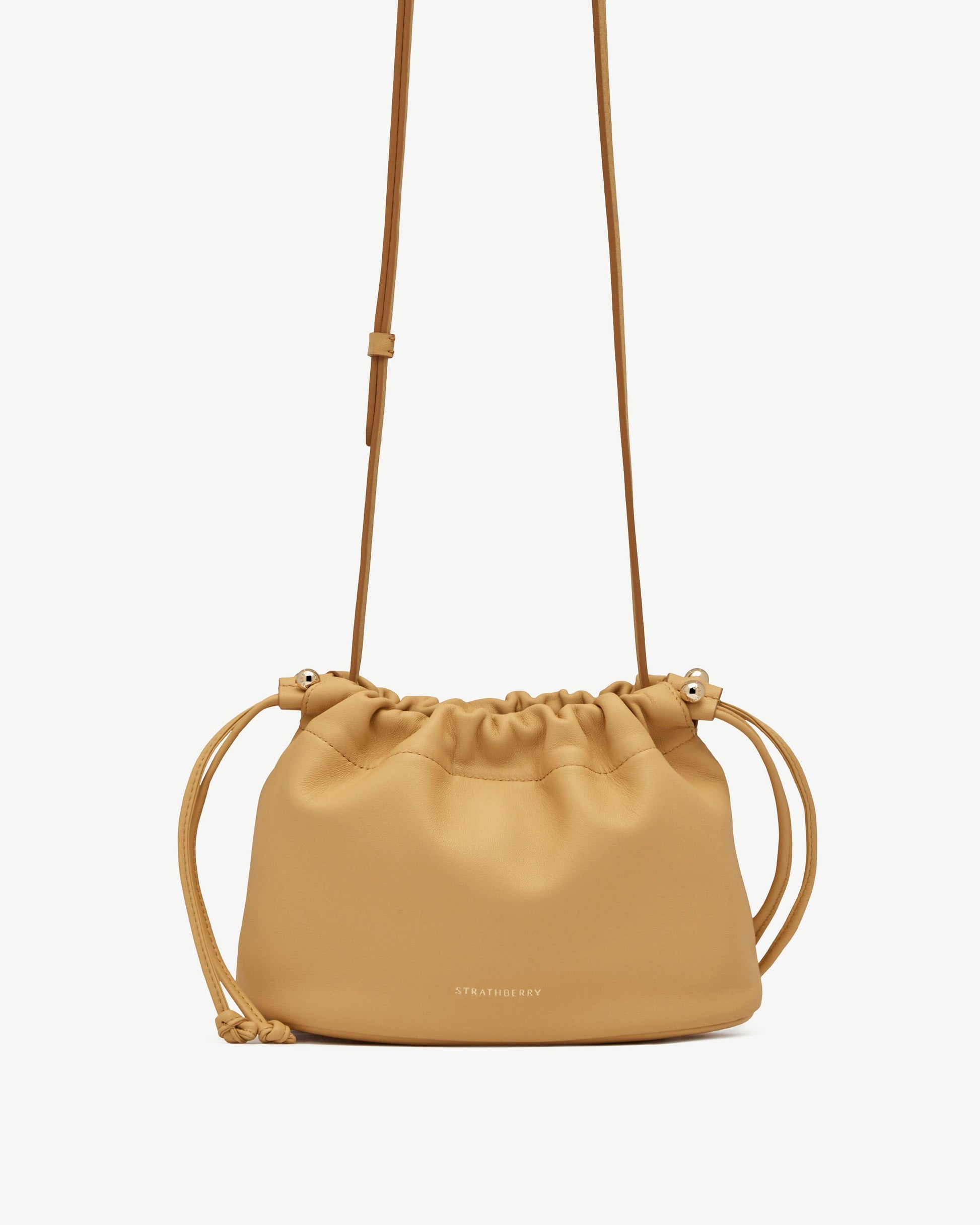 Charlotte Drawstring Bag in Brûlée