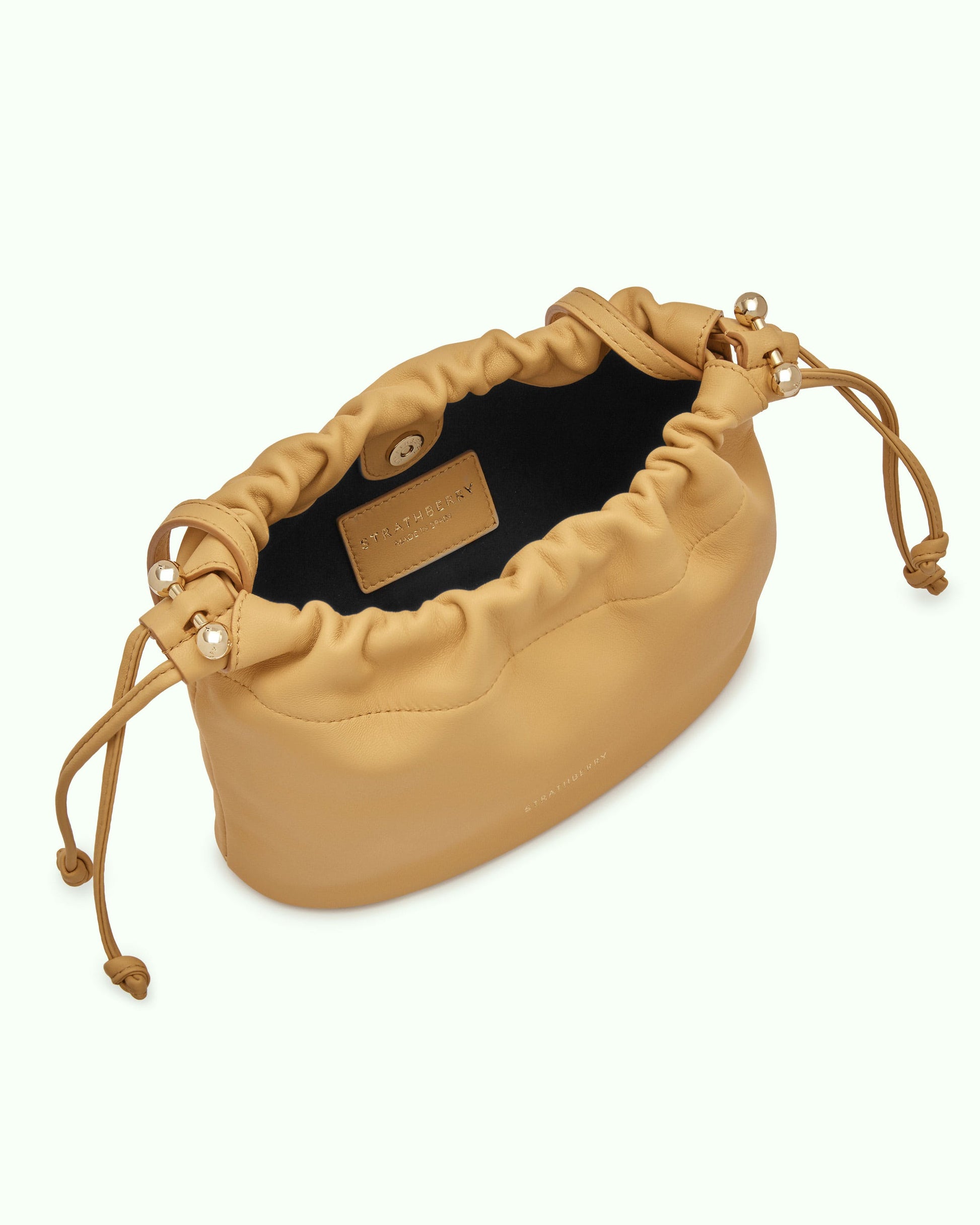 Charlotte Drawstring Bag in Brûlée