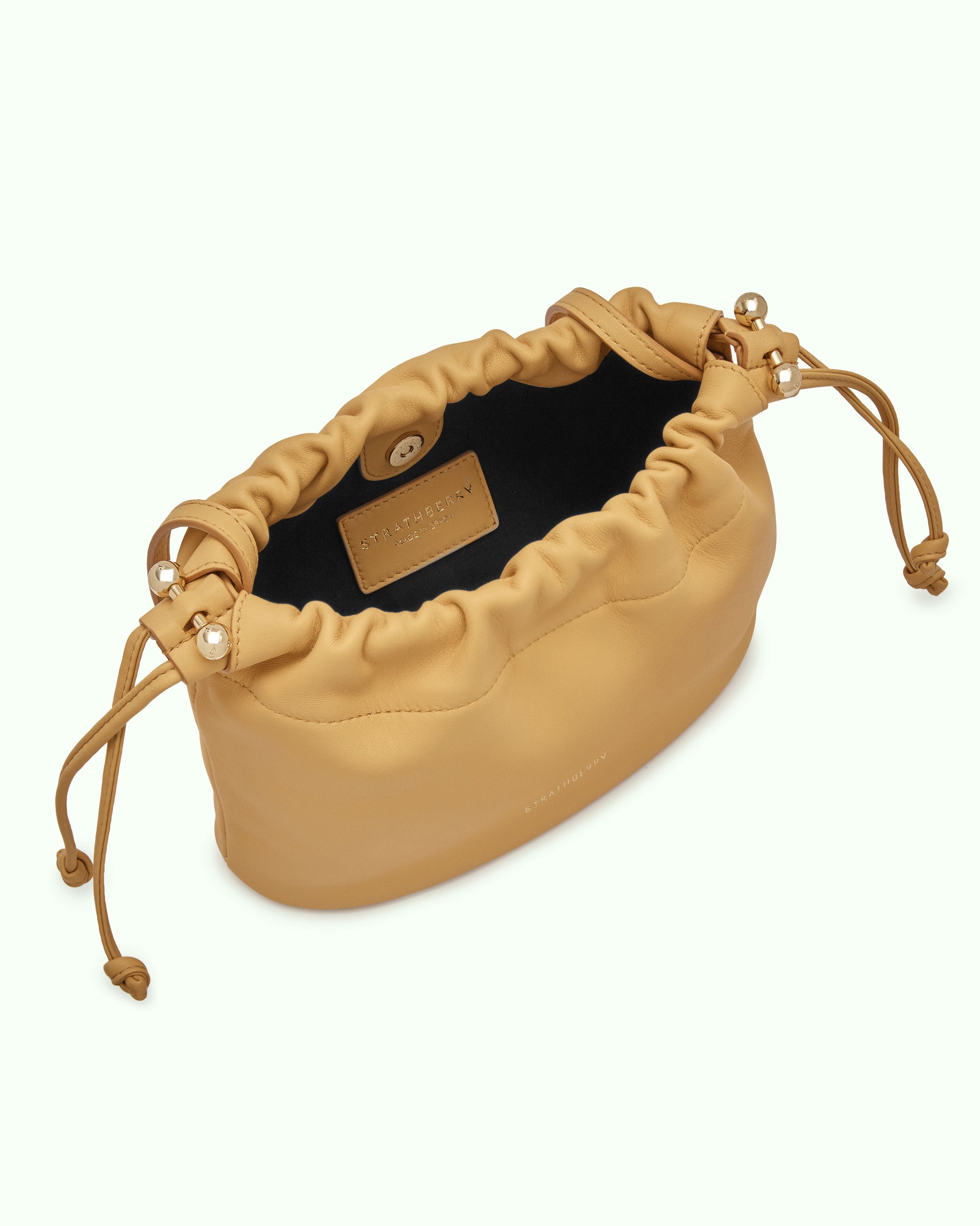 Charlotte Drawstring Bag in Brûlée